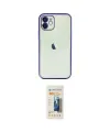 ieg™ iPhone 11 Kılıf Vadi Minimal - Siyah 6D Mat Seramik Hayalet Nano Ekran Koruyucu