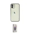 ieg™ iPhone 11 Kılıf Vadi Minimal - Siyah Bilvis 3D Cam Ekran Koruyucu