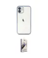 ieg™ iPhone 11 Kılıf Vadi Minimal - Siyah Bilvis 3D Mat Cam Ekran Koruyucu
