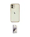 ieg™ iPhone 11 Kılıf Vadi Minimal - Siyah Bilvis 3D Mat Cam Ekran Koruyucu
