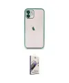 ieg™ iPhone 11 Kılıf Vadi Minimal - Siyah Bilvis 3D Mat Cam Ekran Koruyucu