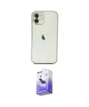 ieg™ iPhone 11 Kılıf Vadi Minimal - Siyah Bilvis 5in1 5D Magic Hayalet Cam Ekran Koruyucu