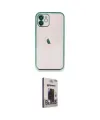 ieg™ iPhone 11 Kılıf Vadi Minimal - Siyah Bilvis Hayalet Cam Ekran Koruyucu