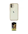 ieg™ iPhone 11 Kılıf Vadi Minimal - Siyah Buffer Cam Ekran Koruyucu