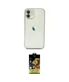 ieg™ iPhone 11 Kılıf Vadi Minimal - Siyah Buffer Cam Ekran Koruyucu