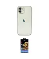 ieg™ iPhone 11 Kılıf Vadi Minimal - Siyah Buffer Hayalet Cam Ekran Koruyucu