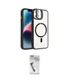 ieg™ iPhone 11 Kılıf Yadigar Asil Koleksiyonu - Şeffaf Uv Polymer Nano Ekran Koruyucu