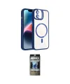 ieg™ iPhone 11 Kılıf Yadigar Asil Koleksiyonu - Siyah 34D Hayalet Izgaralı Cam