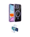 ieg™ iPhone 11 Kılıf Yadigar Asil Koleksiyonu - Siyah 3D Antistatik Cam Ekran Koruyucu