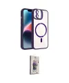 ieg™ iPhone 11 Kılıf Yadigar Asil Koleksiyonu - Siyah Bilvis 3D Cam Ekran Koruyucu