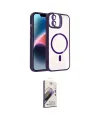 ieg™ iPhone 11 Kılıf Yadigar Asil Koleksiyonu - Siyah Bilvis 3D Mat Cam Ekran Koruyucu