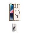 ieg™ iPhone 11 Kılıf Yadigar Asil Koleksiyonu - Siyah Bilvis 3D Mat Cam Ekran Koruyucu