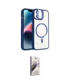 ieg™ iPhone 11 Kılıf Yadigar Asil Koleksiyonu - Siyah Bilvis 3D Mat Cam Ekran Koruyucu