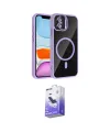 ieg™ iPhone 11 Kılıf Yadigar Asil Koleksiyonu - Siyah Bilvis 5in1 5D Magic Hayalet Cam Ekran Koruyucu