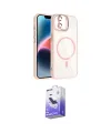 ieg™ iPhone 11 Kılıf Yadigar Asil Koleksiyonu - Siyah Bilvis 5in1 5D Magic Hayalet Cam Ekran Koruyucu