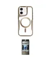 ieg™ iPhone 11 Kılıf Yadigar Klasik Özel Seri - Siyah 34D Hayalet Izgaralı Cam