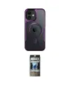 ieg™ iPhone 11 Kılıf Yadigar Klasik Özel Seri - Siyah 34D Hayalet Izgaralı Cam