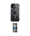 ieg™ iPhone 11 Kılıf Yadigar Klasik Özel Seri - Siyah 34D Hayalet Izgaralı Cam
