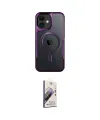 ieg™ iPhone 11 Kılıf Yadigar Klasik Özel Seri - Siyah Bilvis 3D Mat Cam Ekran Koruyucu