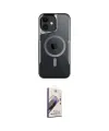 ieg™ iPhone 11 Kılıf Yadigar Klasik Özel Seri - Siyah Bilvis 3D Mat Cam Ekran Koruyucu