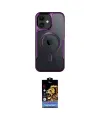 ieg™ iPhone 11 Kılıf Yadigar Klasik Özel Seri - Siyah Buffer Hayalet Cam Ekran Koruyucu