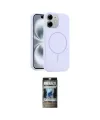 ieg™ iPhone 11 Kılıf Yankı Form Serisi - Siyah 34D Hayalet Izgaralı Cam