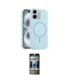 ieg™ iPhone 11 Kılıf Yankı Form Serisi - Siyah 34D Hayalet Izgaralı Cam