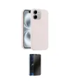 ieg™ iPhone 11 Kılıf Yankı Form Serisi - Siyah 3D Antistatik Hayalet Cam Ekran Koruyucu