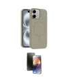 ieg™ iPhone 11 Kılıf Yankı Form Serisi - Siyah 3D Antistatik Mat Seramik Nano Ekran Koruyucu