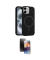 ieg™ iPhone 11 Kılıf Yankı Form Serisi - Siyah 3D Antistatik Mat Seramik Nano Ekran Koruyucu
