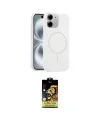 ieg™ iPhone 11 Kılıf Yankı Form Serisi - Siyah Buffer Cam Ekran Koruyucu