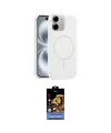 ieg™ iPhone 11 Kılıf Yankı Form Serisi - Siyah Buffer Hayalet Cam Ekran Koruyucu