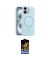 ieg™ iPhone 11 Kılıf Yankı Form Serisi - Siyah Buffer Hayalet Cam Ekran Koruyucu
