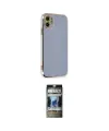 ieg™ iPhone 11 Kılıf Yankı Serisi - Siyah 34D Hayalet Izgaralı Cam