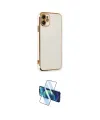 ieg™ iPhone 11 Kılıf Yankı Serisi - Siyah 3D Antistatik Cam Ekran Koruyucu