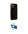 ieg™ iPhone 11 Kılıf Yankı Serisi - Siyah 3D Antistatik Cam Ekran Koruyucu