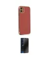 ieg™ iPhone 11 Kılıf Yankı Serisi - Siyah 3D Antistatik Hayalet Cam Ekran Koruyucu