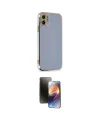 ieg™ iPhone 11 Kılıf Yankı Serisi - Siyah 3D Antistatik Mat Seramik Nano Ekran Koruyucu
