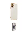 ieg™ iPhone 11 Kılıf Yankı Serisi - Siyah Bilvis 3D Cam Ekran Koruyucu