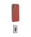 ieg™ iPhone 11 Kılıf Yankı Serisi - Siyah Bilvis 3D Cam Ekran Koruyucu