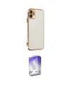 ieg™ iPhone 11 Kılıf Yankı Serisi - Siyah Bilvis 5in1 3D Magic Cam Ekran Koruyucu
