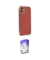 ieg™ iPhone 11 Kılıf Yankı Serisi - Siyah Bilvis 5in1 3D Magic Cam Ekran Koruyucu