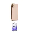 ieg™ iPhone 11 Kılıf Yankı Serisi - Siyah Bilvis 5in1 5D Magic Hayalet Cam Ekran Koruyucu