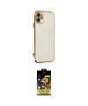 ieg™ iPhone 11 Kılıf Yankı Serisi - Siyah Buffer Cam Ekran Koruyucu
