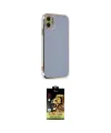 ieg™ iPhone 11 Kılıf Yankı Serisi - Siyah Buffer Cam Ekran Koruyucu