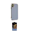 ieg™ iPhone 11 Kılıf Yankı Serisi - Siyah Buffer Hayalet Cam Ekran Koruyucu