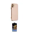 ieg™ iPhone 11 Kılıf Yankı Serisi - Siyah Buffer Hayalet Cam Ekran Koruyucu