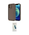 ieg™ iPhone 11 Kılıf Yankı Yansıma Özel Seri - Şeffaf Pasifik Cam Ekran Koruyucu