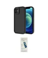 ieg™ iPhone 11 Kılıf Yankı Yansıma Özel Seri - Şeffaf Pasifik Cam Ekran Koruyucu