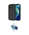 ieg™ iPhone 11 Kılıf Yankı Yansıma Özel Seri - Siyah 3D Antistatik Seramik Nano Ekran Koruyucu